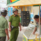 Công an xã An Ninh quyết tâm bảo đảm trật tự an toàn giao thông trên địa bàn