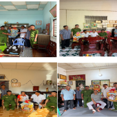 Công an xã Thạnh Thới An tổ chức các hoạt động thăm tặng quà nhân dịp Tết Nguyên đán Bính Ngọ năm 2026