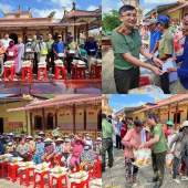 Công an phường Vị Tân tổ chức hành trình “Chia sẻ yêu thương – Xuân Bính Ngọ năm 2026”