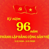 KỶ NIỆM 96 NĂM NGÀY THÀNH LẬP ĐẢNG CỘNG SẢN VIỆT NAM