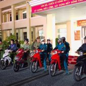 Công an phường Sóc Trăng phát huy vai trò nòng cốt bảo đảm  an ninh, trật tự tuyển quân năm 2026