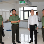 Đoàn công tác triển khai thực hiện Kế hoạch số 22 của Đảng ủy Công an Trung ương làm việc tại Công an thành phố Cần Thơ