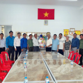 Công an phường Ngã Bảy tăng cường phối hợp với các chức sắc,  chức việc tôn giáo nhân dịp Tết Nguyên đán