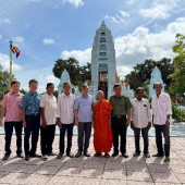 Công an xã Lai Hoà đẩy mạnh công tác vận động, tranh thủ người có uy tín chung tay giữ gìn an ninh, trật tự ở cơ sở