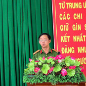 Công an phường Thới Long: Tổ chức Hội nghị giao ban đầu năm, tổng kết tình hình trước, trong và sau Tết Nguyên đán Bính Ngọ 2026