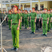 Công an xã Tân Hòa đảm bảo an ninh, trật tự và trật tự an toàn giao thông trước, trong và sau Tết Nguyên đán Bính Ngọ 2026