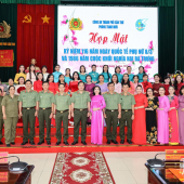 Phòng Tham mưu Công an thành phố Cần Thơ họp mặt kỷ niệm 116 năm Ngày Quốc tế Phụ nữ 08/3