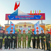 Công an xã Thạnh Thới An bảo đảm an ninh, trật tự Hội trại tòng quân và đưa quân lên đường nhập ngũ năm 2026
