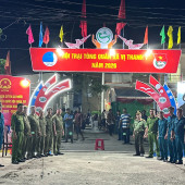 Công an xã Vị Thanh 1 thực hiện tốt công tác bảo vệ Hội trại tòng quân và Lễ giao, nhận quân năm 2026