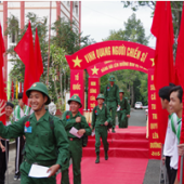 Công an phường Long Mỹ tổ chức Lễ giao nhận quân năm 2026