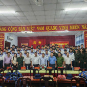 Công an xã Thạnh Quới đảm bảo an ninh, trật tự Hội trại tòng quân và Lễ giao nhận quân năm 2026