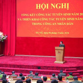 Hội nghị triển khai công tác tuyển sinh năm 2026 trong Công an nhân dân