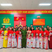 Công an xã Kế Sách gặp mặt, tri ân nữ cán bộ, chiến sĩ nhân Ngày Quốc tế Phụ nữ 08/3