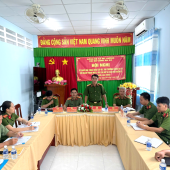 Công an xã Mỹ Hương tổ chức đối thoại giữa cấp ủy, chỉ huy với Đoàn Thanh niên, Hội Phụ nữ và cán bộ, chiến sĩ