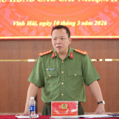 Lãnh đạo Công an thành phố chỉ đạo sát sao công tác chuẩn bị bầu cử tại cơ sở