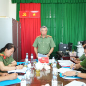 Lãnh đạo Công an TP Cần Thơ kiểm tra công tác bảo đảm ANTT bầu cử tại xã Nhơn Mỹ