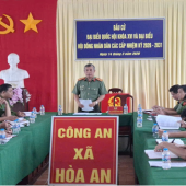 CÔNG AN XÃ HÒA AN BẢO ĐẢM AN NINH, TRẬT TỰ PHỤC VỤ  BẦU CỬ ĐẠI BIỂU QUỐC HỘI KHÓA XVI VÀ ĐẠI BIỂU HỘI ĐỒNG NHÂN DÂN CÁC CẤP NHIỆM KỲ 2026 - 2031