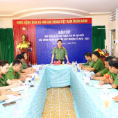 Lãnh đạo Công an thành phố kiểm tra công tác bảo đảm an ninh, trật tự bầu cử tại Mỹ Phước và Phú Lộc