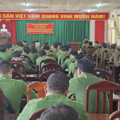 Công an phường Ninh Kiều triển khai phương án bảo đảm an ninh, trật tự phục vụ bầu cử đại biểu Quốc hội khóa XVI và đại biểu HĐND các cấp nhiệm kỳ 2026 – 2031
