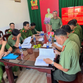 Lãnh đạo Công an thành phố Cần Thơ kiểm tra công tác bảo đảm an ninh, trật tự bầu cử tại xã Phong Nẫm và xã Thới An Hội