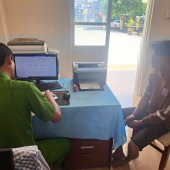 Công an xã Ngọc Tố xử lý nghiêm hành vi khai thác thủy sản trái phép