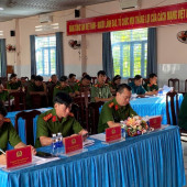 Công an xã Vĩnh Thạnh triển khai phương án bảo đảm an ninh, trật tự phục vụ bầu cử nhiệm kỳ 2026 – 2031