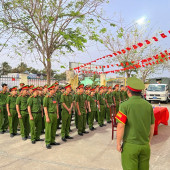 Công an phường Vĩnh Phước tổ chức bầu cử sớm, chủ động bảo đảm an ninh, trật tự “Ngày hội non sông”