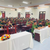 Công an xã Tân Thước Hưng hoàn thành bầu cử sớm, sẵn sàng thực hiện nhiệm vụ bảo vệ an ninh, trật tự ngày hội toàn dân