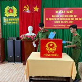 Trại Tạm giam số 3 tổ chức thực hiện quyền và nghĩa vụ bầu cử của cử tri