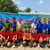 Công an phường Long Tuyền: Sôi nổi giải bóng chuyền nam chào mừng  95 năm Ngày thành lập Đoàn TNCS Hồ Chí Minh