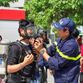 Tăng cường kỹ năng phòng cháy, chữa cháy cho sinh viên qua hoạt động trải nghiệm thực tế