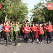 Sôi động “Ngày chạy Olympic - Vì sức khỏe toàn dân - Vì An ninh Tổ quốc” năm 2026