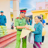 Hưởng ứng phong trào thi đua "Ba nhất" tuổi trẻ Công an xã Lai Hoà xung kích, tình nguyện vì cộng đồng trong tháng Thanh niên