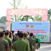 Tuổi trẻ Công an xã Tân Bình: Xung kích với công trình “Tuyến đường thanh niên”