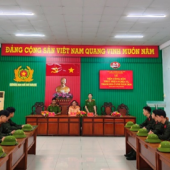 Công an xã Kế Sách tổ chức Lễ tiễn công dân thực hiện nghĩa vụ tham gia Công an nhân dân năm 2026