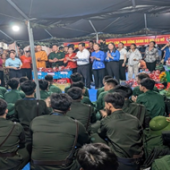 Công an xã Vị Thủy bảo đảm an ninh, an toàn Hội trại tòng quân và Lễ giao nhận quân năm 2026