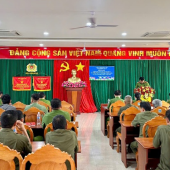 Công an phường Ngã Bảy bảo đảm an ninh, trật tự Hội trại tòng quân và Lễ giao nhận quân năm 2026