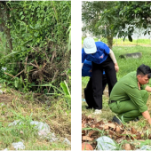 ĐOÀN THANH NIÊN CÔNG AN XÃ HÒA AN RA MẮT MÔ HÌNH “THANH NIÊN TÌNH NGUYỆN BẢO VỆ MÔI TRƯỜNG, ỨNG PHÓ BIẾN ĐỔI KHÍ HẬU”