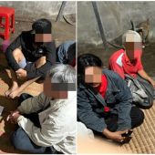 Công an phường Mỹ Quới triệt xóa điểm đánh bạc ăn thua bằng tiền.