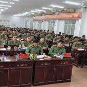 PHÒNG THAM MƯU CÔNG AN THÀNH PHỐ TỔ CHỨC SINH HOẠT CHÍNH TRỊ KỶ NIỆM 80 NĂM NGÀY CHỦ TỊCH HỒ CHÍ MINH CÓ SÁU ĐIỀU BÁC HỒ DẠY CÔNG AN NHÂN DÂN; TRIỂN KHAI, QUÁN TRIỆT NGHỊ QUYẾT ĐẠI HỘI ĐẠI BIỂU TOÀN QUỐC LẦN THỨ XIV CỦA ĐẢNG