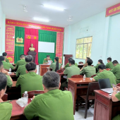 Công an phường Long Tuyền sẵn sàng cho công tác bầu cử sớm và bảo đảm an ninh, trật tự cuộc bầu cử