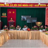 Công an xã Vị Thanh 1 triển khai kế hoạch bảo vệ Hội trại tòng quân và Lễ giao, nhận quân năm 2026