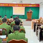 CÔNG AN PHƯỜNG Ô MÔN TỔ CHỨC HỘI NGHỊ TRIỂN KHAI PHƯƠNG ÁN PHÂN CÔNG LỰC LƯỢNG BẢO ĐẢM ANTT BẦU CỬ  ĐẠI BIỂU QUỐC HỘI KHÓA XVI VÀ ĐẠI BIỂU HỘI ĐỒNG NHÂN DÂN CÁC CẤP, NHIỆM KỲ 2026 - 2031