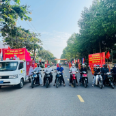 Công an phường Bình Thủy ra quân bảo đảm an ninh,  trật tự hướng tới Ngày bầu cử