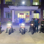 Công an xã Lương Tâm phát huy tinh thần “Ba nhất” trong công tác bảo đảm an ninh, an toàn để cử tri trên địa bàn thực hiện quyền làm chủ trong ngày bầu cử