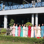 Chi đoàn, Hội Phụ nữ Phòng Quản lý xuất nhập cảnh hưởng ứng “Tuần lễ Áo dài năm 2026”