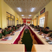 Công an xã Lịch Hội Thượng tổ chức đối thoại giữa Cấp ủy, chỉ huy với cán bộ, chiến sĩ