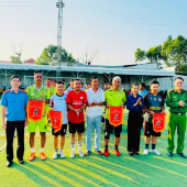 Công an xã Nhơn Ái lan tỏa tinh thần Tháng Thanh niên  qua giải bóng đá năm 2026