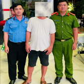 Công an xã Nhơn Ái kịp thời hỗ trợ, đưa người bệnh đi lạc trở về an toàn