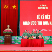 Cụm thi đua số 2 - Bộ Công an ký kết giao ước phong trào thi đua “Vì an ninh Tổ quốc” năm 2026